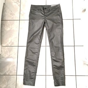 Rag & Bone Woman’s Metallic Skinny Jeggings